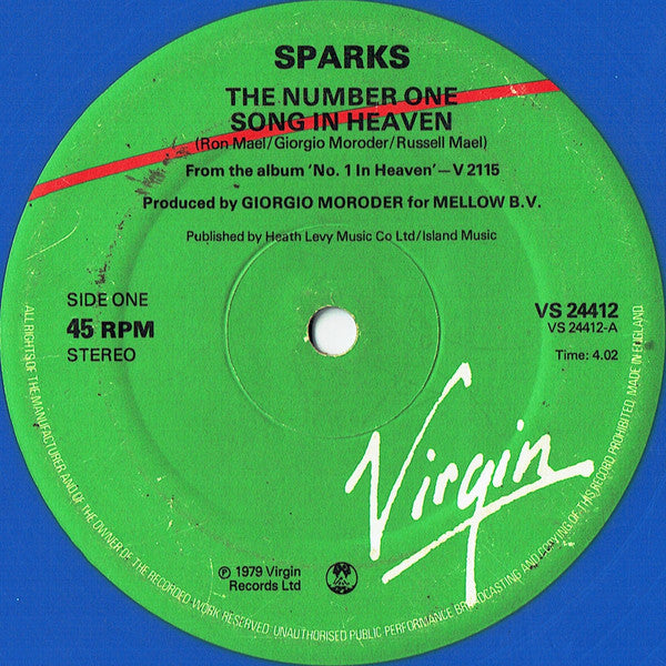 Sparks : The Number one song in heaven