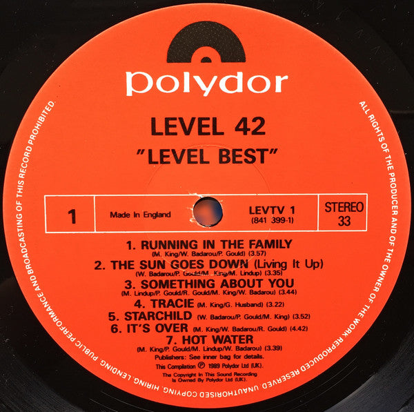 Level 42 : Level best