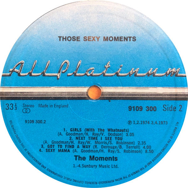 The Moments : Those sexy moments