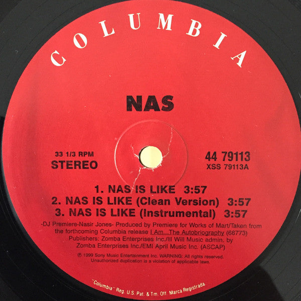 Nas : Nas is like