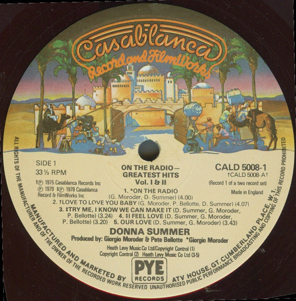 Donna Summer : Greatest Hits : On the radio volume I & II
