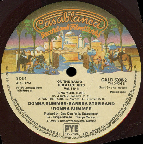 Donna Summer : Greatest Hits : On the radio volume I & II