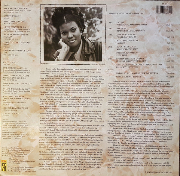 Margie Joseph: In the name of love