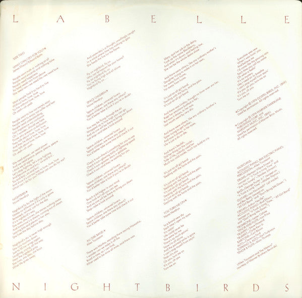 Labelle : Nightbirds