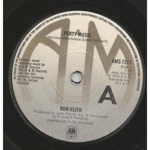Ron Keith : Party Music/ Gotta go by what you tell me