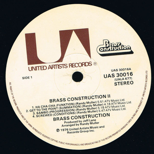 Brass Construction : II