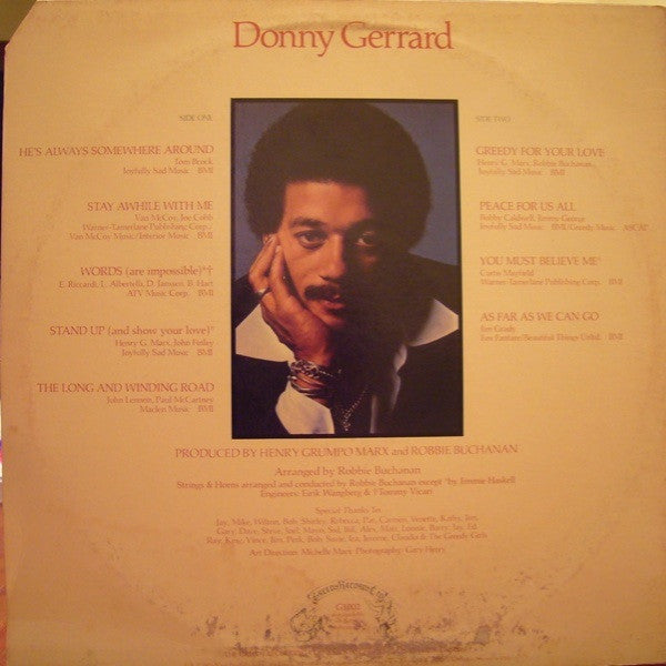 Donny Gerrard : Donny Gerrard