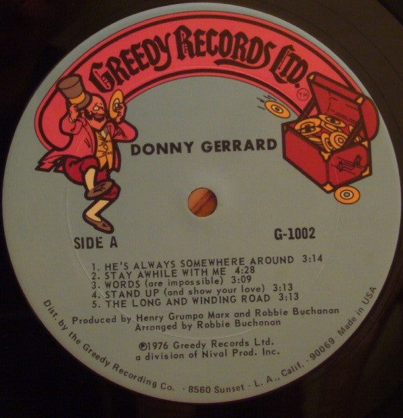 Donny Gerrard : Donny Gerrard