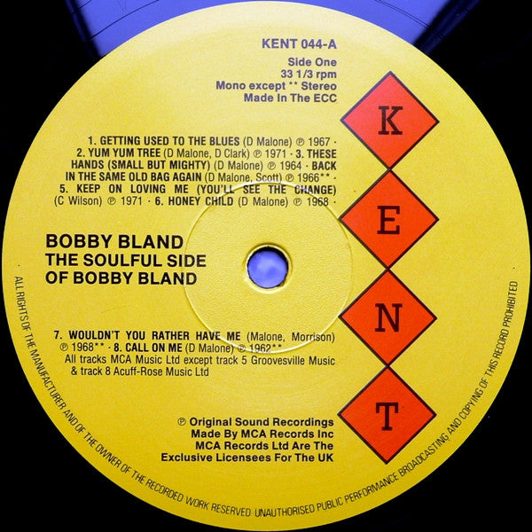 Bobby Bland : The soulful side of