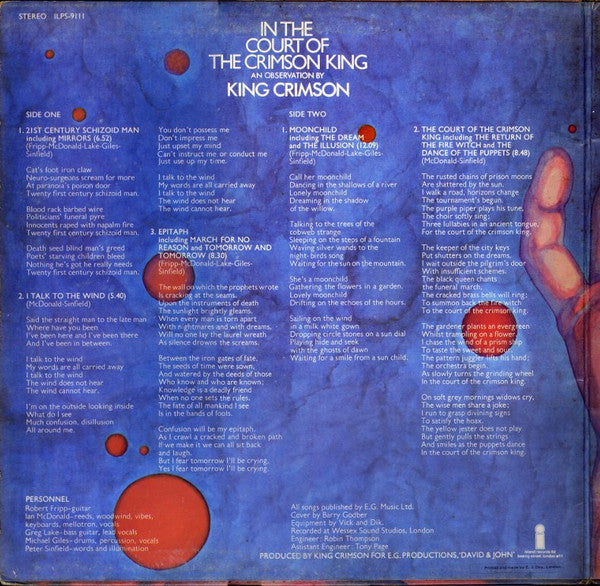 King Crimson : In the court of King Crimson