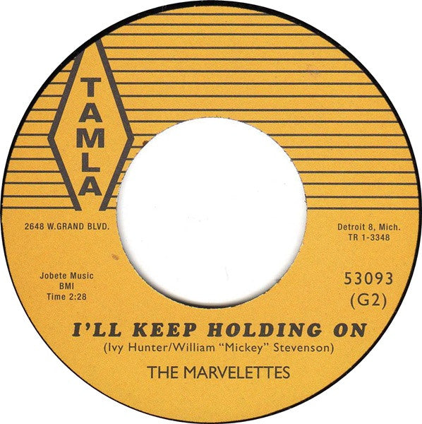 The Marvelettes : I'll keep on holding on/Lonely girl am I