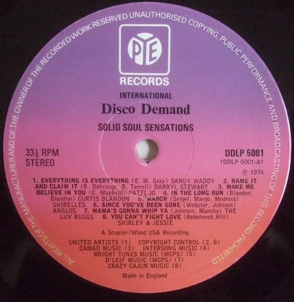 VA: Disco Demand's Solid Soul Sensations