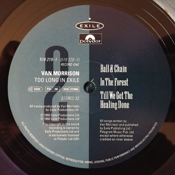 Van Morrison : Too Long in Exile