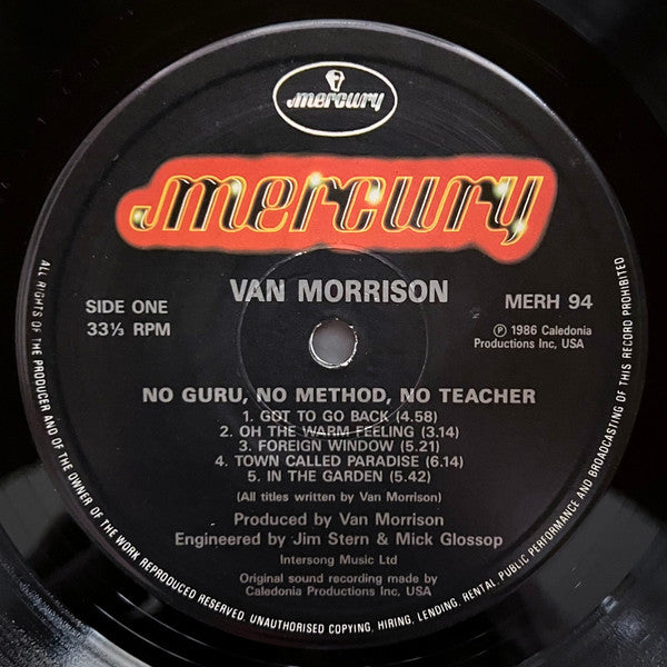 Van Morrison : No Guru. No Method, No Teacher