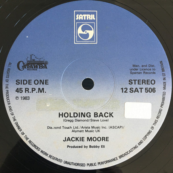 Jackie Moore : Holding Back