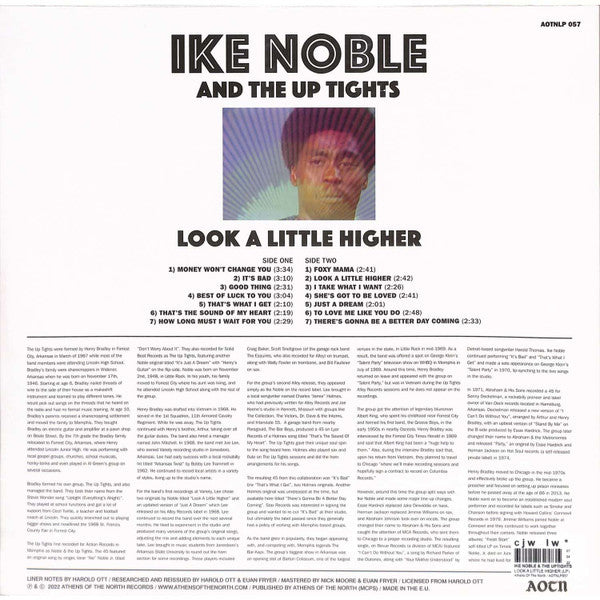 Ike Noble and the Uptights ; Look a little higher
