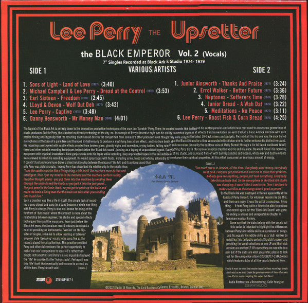 Various : Lee Perry The Black Emperor Vol.2 (Vocals)