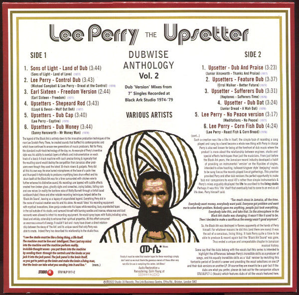 Various  : Lee Perry The Black Emperor Vol.2 Dubwise