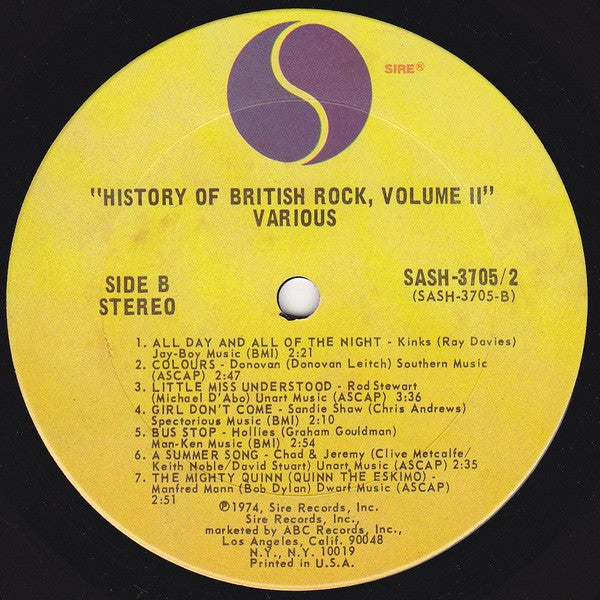 History of British Rock Vol 2