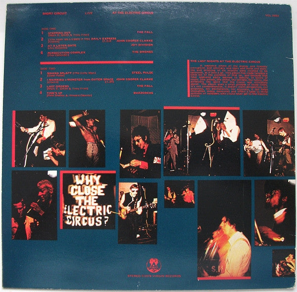 Short Circuit Live at the Electric Circus : Various