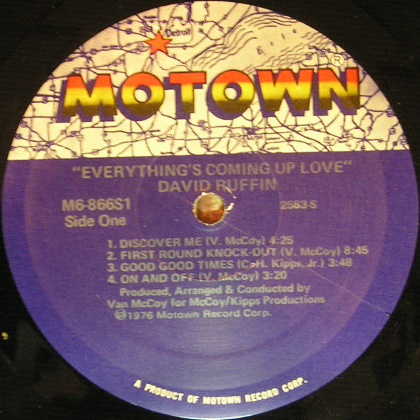 David Ruffin ‎– Everything's Coming Up Love