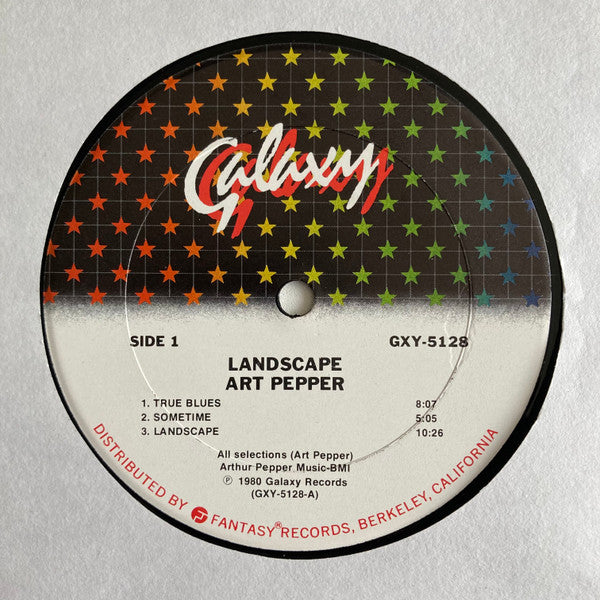 Art Pepper : Landscspe