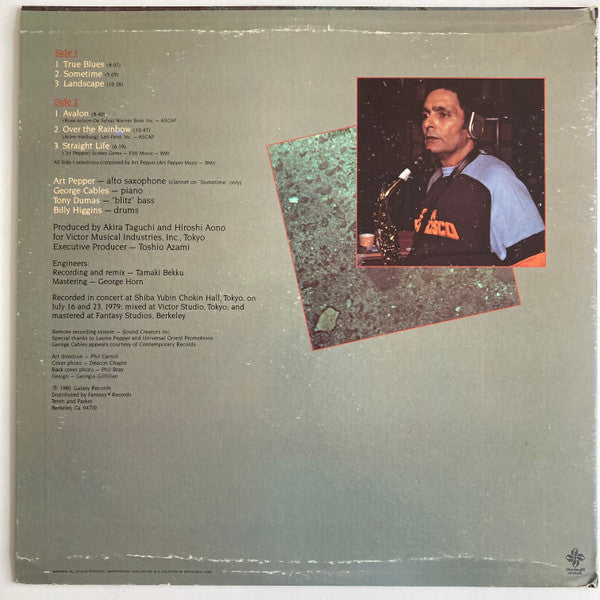 Art Pepper : Landscspe