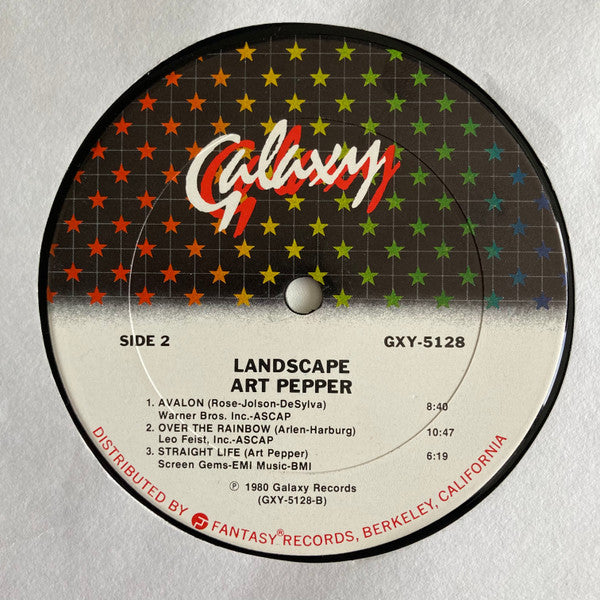 Art Pepper : Landscspe