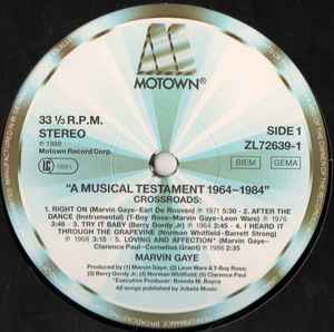 Marvin Gaye – A Musical Testament 1964 - 1984