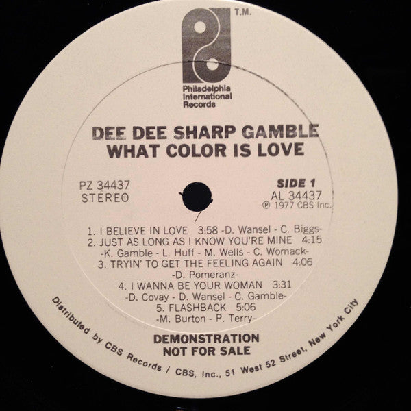 Dee Dee Sharpe Gamble : What colour is love