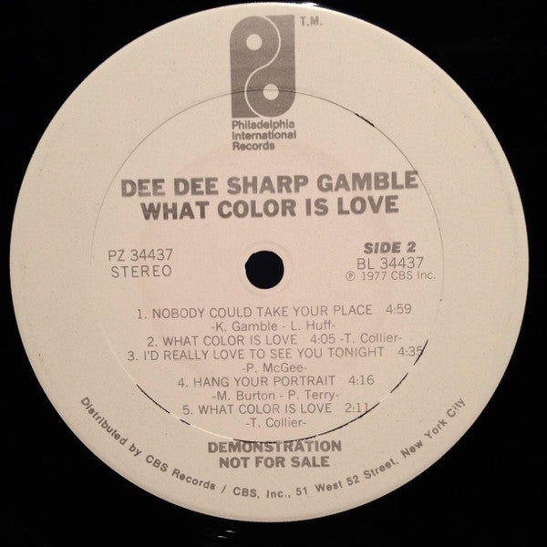 Dee Dee Sharpe Gamble : What colour is love