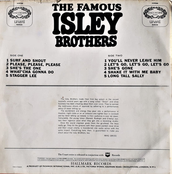 The Isley Brothers – The Famous Isley Brothers