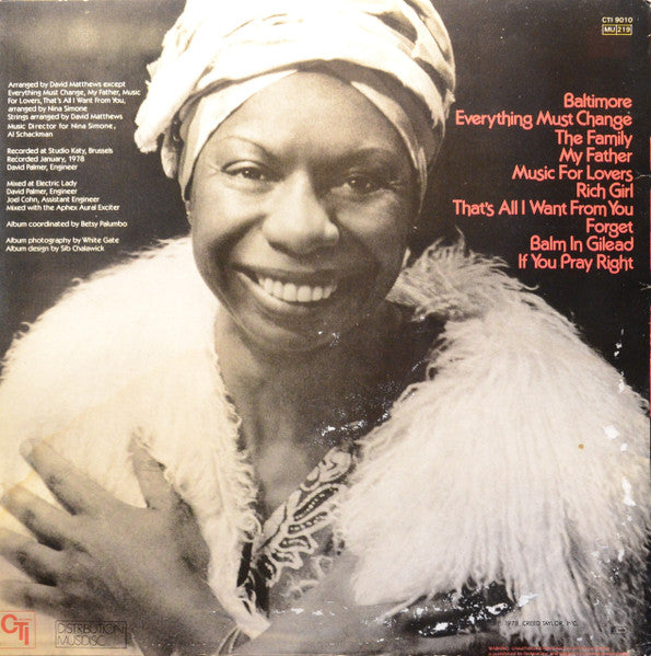 Nina Simone : Baltimore