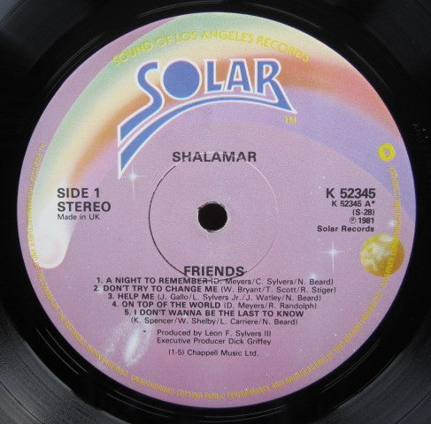 Shalimar : Friends