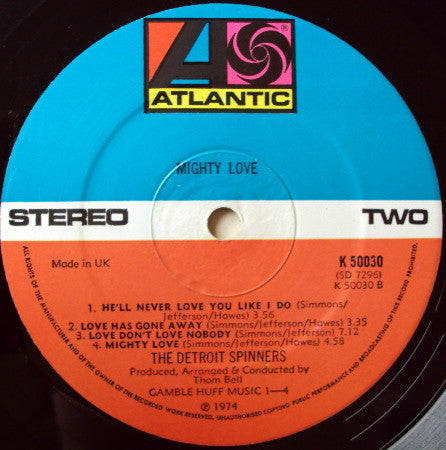 The Detroit Spinners : Mighty Love