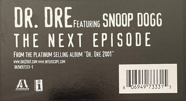 Dr Dre feat Snoop Dogg : The next episode