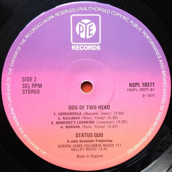 Status Quo : Dog of two head