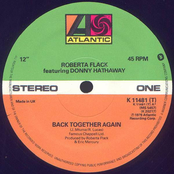 Roberta Flack & Donny Hathaway : Back together again