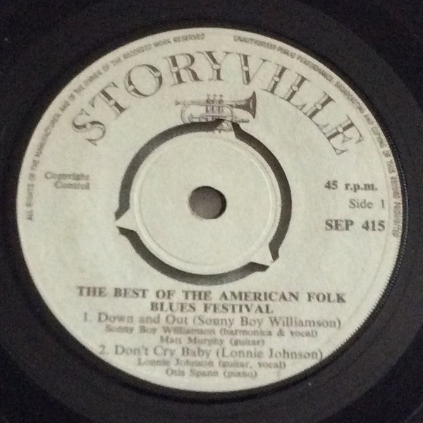 The best of the American Folk Blues Festival : Various