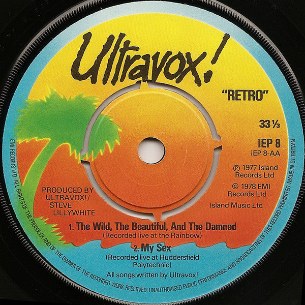 Ultravox : The wild the beautiful and the damed.