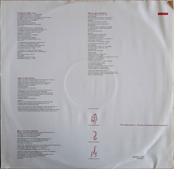 Van Morrison : Poetic Champions Compose
