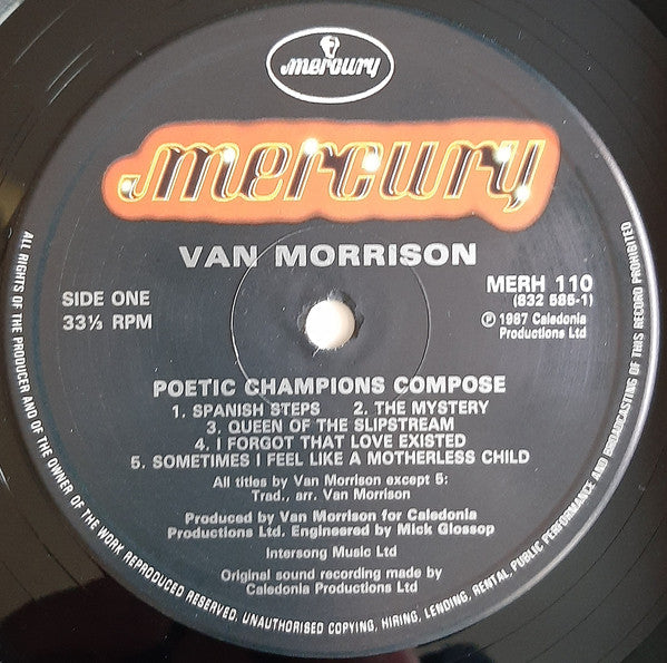 Van Morrison : Poetic Champions Compose