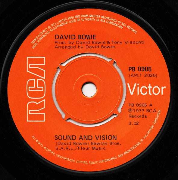 David Bowie : Sound and Vision