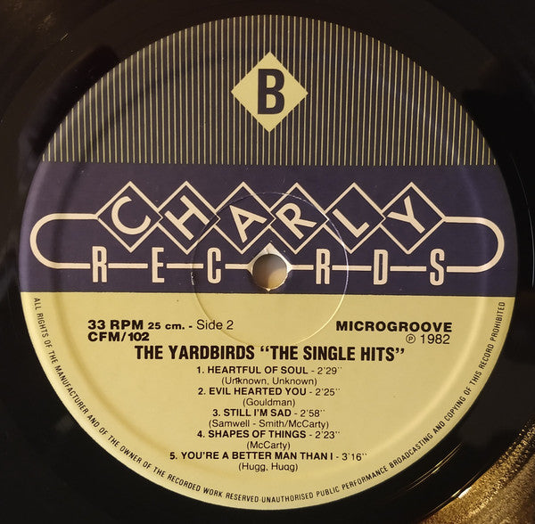 The Yardbirds : The singe hits