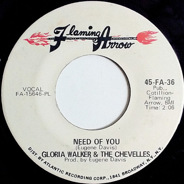 Gloria Walker and the Chevelles : Please don't desert me baby