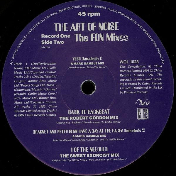 The Art of Noise : The FON mixes