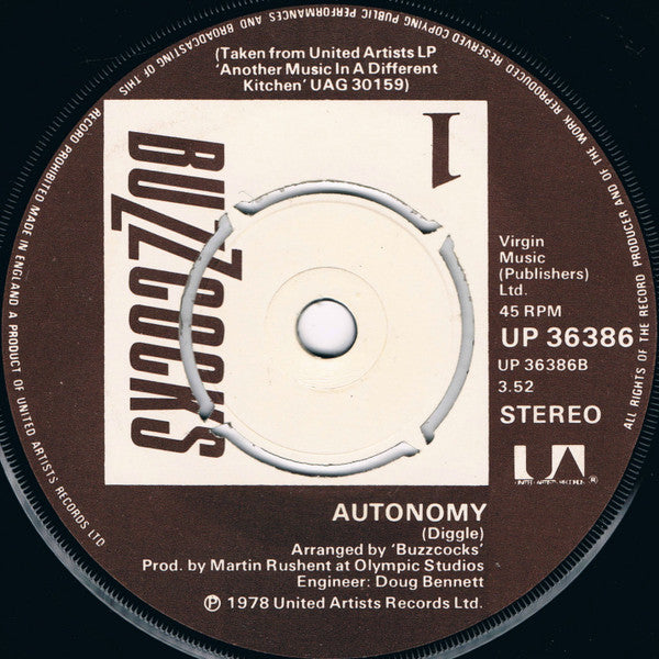 Buzzcocks : Autonomy