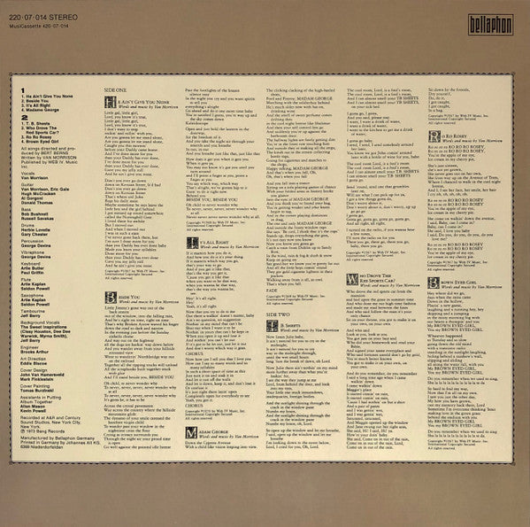 Van Morrison: T.B. Sheets