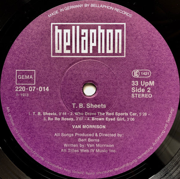 Van Morrison: T.B. Sheets