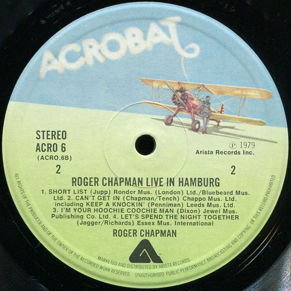 Roger Chapman : Live in Hamburg